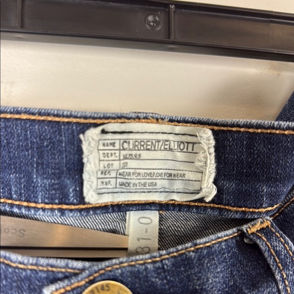 Current/Elliott Blue Boot Cut Women's Jeans Size 31 Mid Blue - Picture 3 of 8